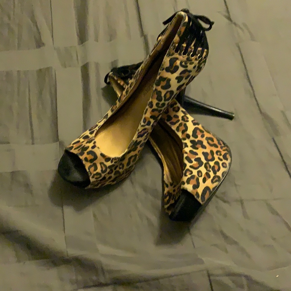 Leopard Heels